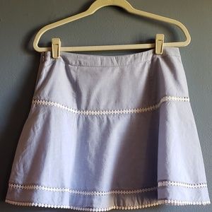 White House Black Market Blue Skirt NWT